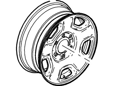 Ford 4L3Z-1015-CA Wheel Assembly