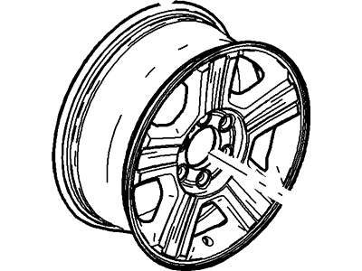 Ford 4L3Z-1007-AB Wheel Assembly