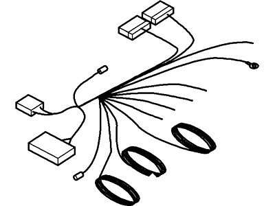 Ford BE8Z-14B504-A Wiring Assembly