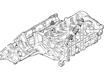 2002 Lincoln LS Cylinder Head - 1W4Z-6049-AA