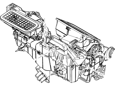 Ford AS4Z-19B555-B Evaporator And Housing