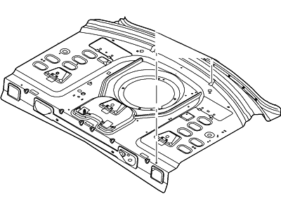 Ford DA5Z-5446506-A Panel Assembly - Package Tray