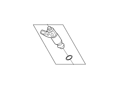 2003 Ford Escape Fuel Injector - YL8Z-9F593-CC