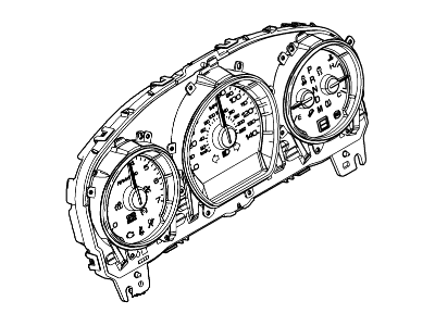 Lincoln MKS Instrument Cluster - BA5Z-10849-CD