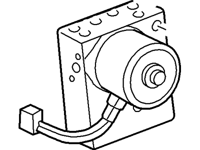 2002 Lincoln LS ABS Pump And Motor Assembly - XW4Z-2C286-CA