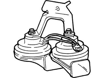 Ford XW1Z-13832-AA Horn Assembly