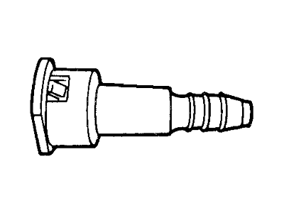 1992 Ford Probe Fuel Filler Hose - -N806205-S190