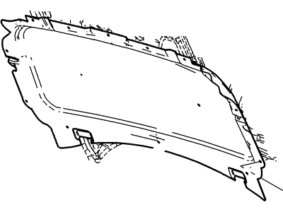 Ford 5L3Z-16738-AA Insulator - Hood