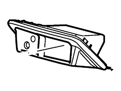 Ford YL5Z-1004810-AAA Ash Receptacle And Housing Assembly