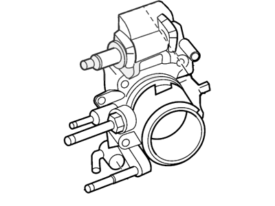 2002 Mercury Villager Throttle Body - XF5Z-9E926-AA