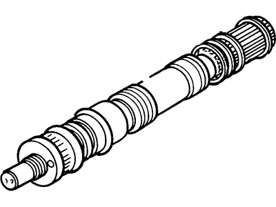 Ford F5AZ-7060-A Shaft Assembly - Output