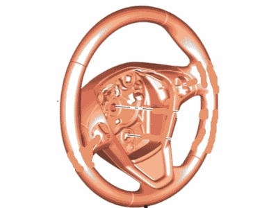 Ford Fiesta Steering Wheel - K2BZ-3600-LB