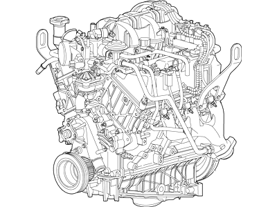 Ford OG-960-AB Engine Assembly