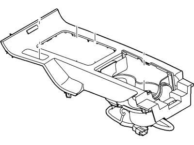 2012 Ford Mustang Center Console Base - CR3Z-6304567-AA