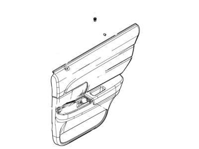 Ford 9W7Z-5427406-DC Panel Assembly - Door Trim