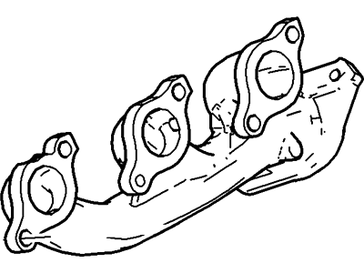 2008 Ford Mustang Exhaust Manifold - 5R3Z-9430-BA