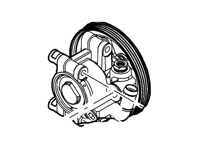 2009 Ford Taurus X Power Steering Pump - 9G1Z-3A674-A