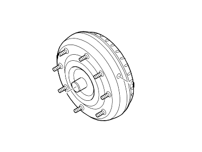 2001 Lincoln LS Torque Converter - XW4Z-7902-BBRM