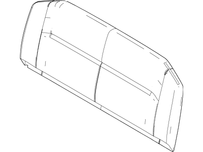 Ford 8C2Z-1666600-GA Rear Seat Back Cover Assembly