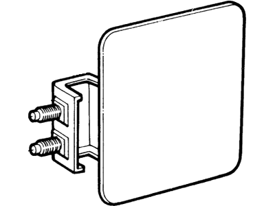 1992 Ford F-350 Fuel Door - E8TZ-83405A26-A