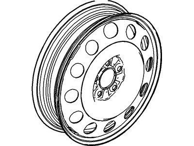 Ford 4R3Z-1007-GA Wheel Assembly