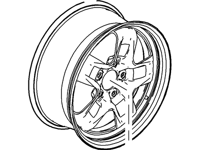 Ford 6R3Z-1007-BA Wheel Assembly