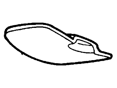 YF2Z-7811586-BAA Ford Stowage Box Door Assembly Illustration 1 of 1