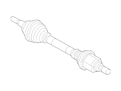 2014 Ford Focus Axle Shaft - CV6Z-3B437-C