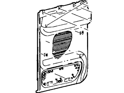 Ford 2C3Z-3627406-AAA Panel Assembly - Door Trim