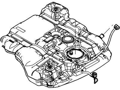 2014 Lincoln MKX Fuel Tank - BT4Z-9002-B