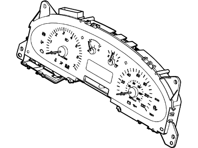 Ford Taurus Instrument Cluster - 5F1Z-10849-KA