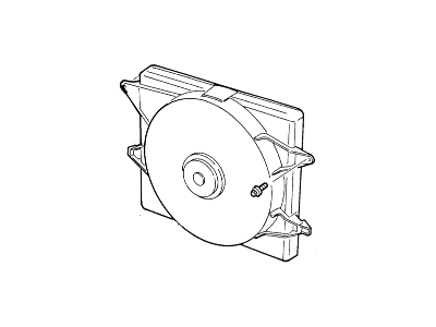 1996 Lincoln Mark VIII Cooling Fan Assembly - F3LY-8C607-A