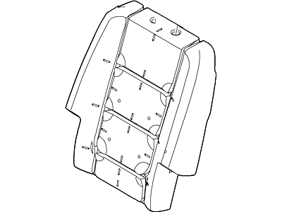 Ford BB5Z-7866800-A Pad - Rear Seat Back