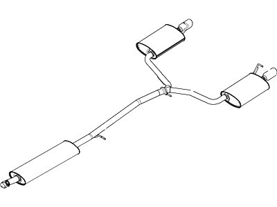 2016 Ford Flex Muffler - DA8Z-5230-B