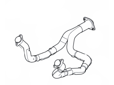 Ford FC4Z-5246-A Exhaust Pipe