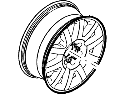 2014 Lincoln Mark LT Spare Wheel - DL3Z-1007-E