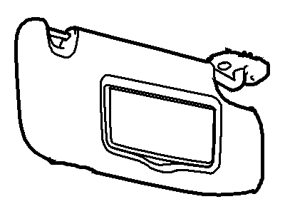 Ford 9E5Z-5404104-AB Sun Visor Assembly