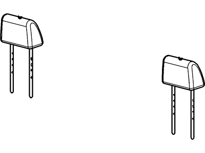 Ford 4L3Z-18611A08-CAC Head Rest Assembly