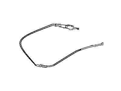 Ford 3S4Z-9A758-AA Control Cable Assembly