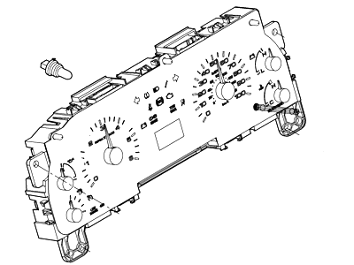 Ford 6C3Z-10849-FC Instrument Cluster