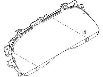 Ford 5C3Z-10890-BA Mask - Fuel And Temperature Gauge