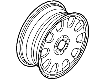 Ford 2M5Z-1007-CA Wheel Assembly