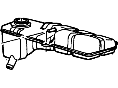 1997 Ford Mustang Coolant Reservoir - F7ZZ-8A080-AB