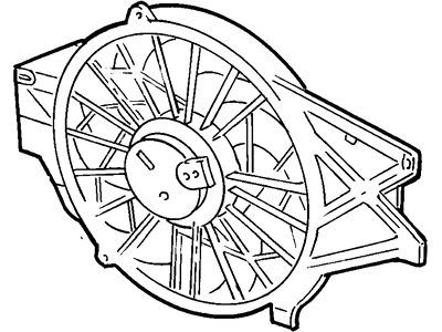 Ford Mustang Fan Motor - F7ZZ-8C607-AB