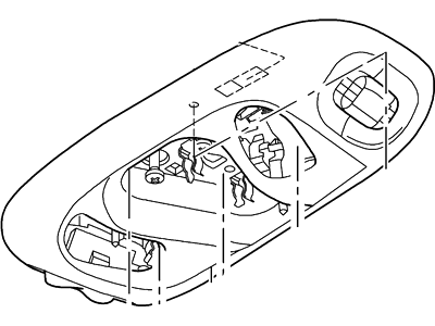 Ford Excursion Dome Light - XF2Z13776AAD