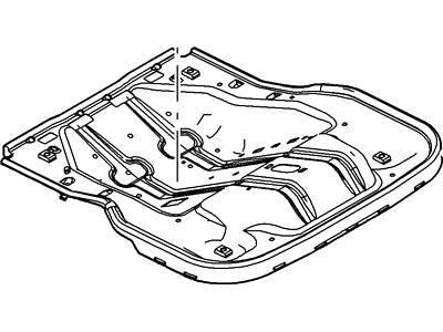 Ford 8T4Z-7863100-A Frame And Spring - Front Seat Cushion