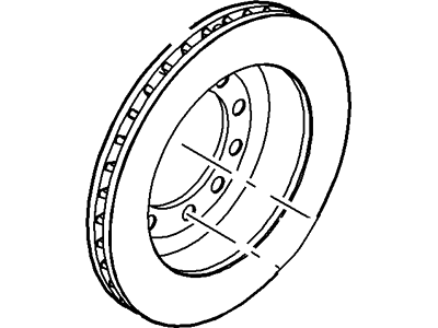 2013 Ford F53 Stripped Chassis Brake Disc - 8U9Z-1125-A