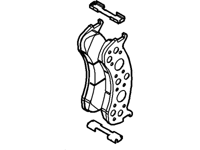 Ford F53 Stripped Chassis Brake Pads - 8U9Z-2001-AB