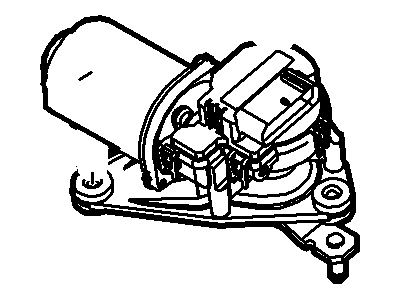 2016 Ford E-350/E-350 Super Duty Wiper Motor - 8C2Z-17508-B