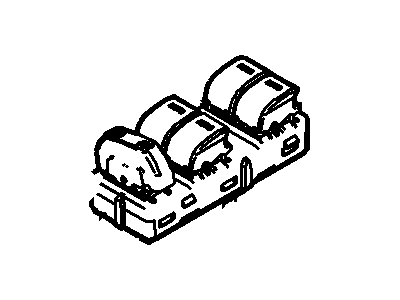 Lincoln MKS Window Switch - 8A5Z-14529-AB